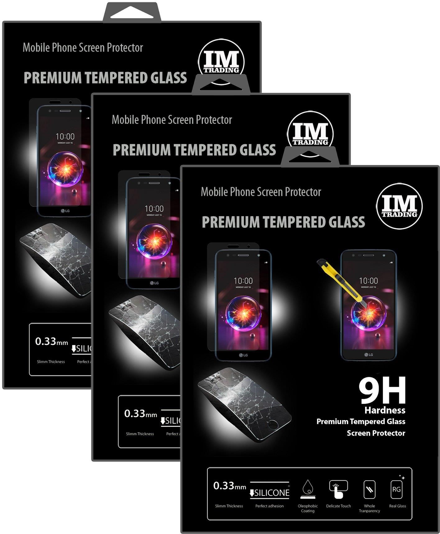 Cofi1453 3X Vetro Temperato 9H Per LG X Power 3, Pellicola Protettiva Con Panno, Antigrasso, Antigraffio