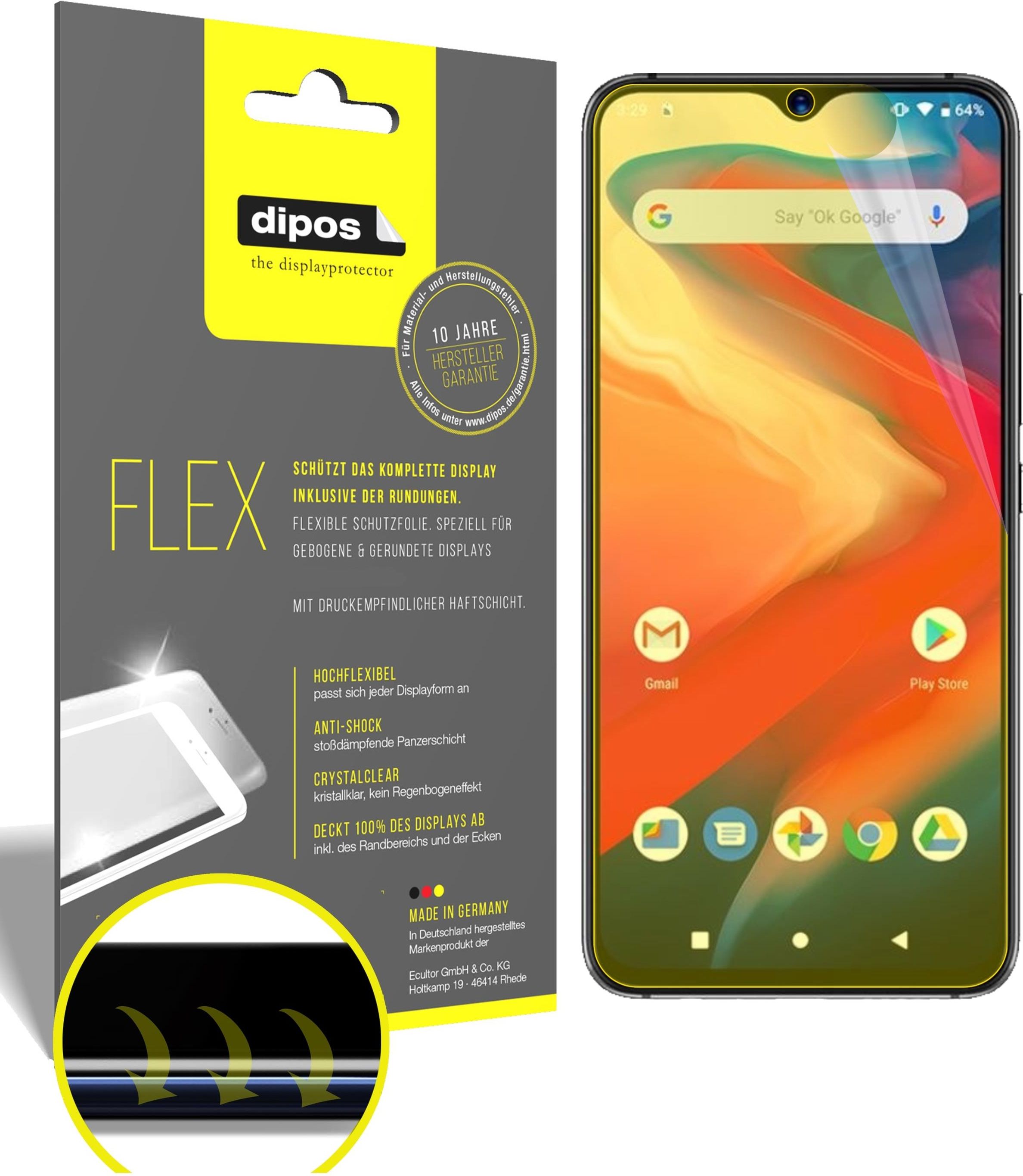 5x Pellicola Protettiva per Umidigi S3 Pro Protezione Schermo