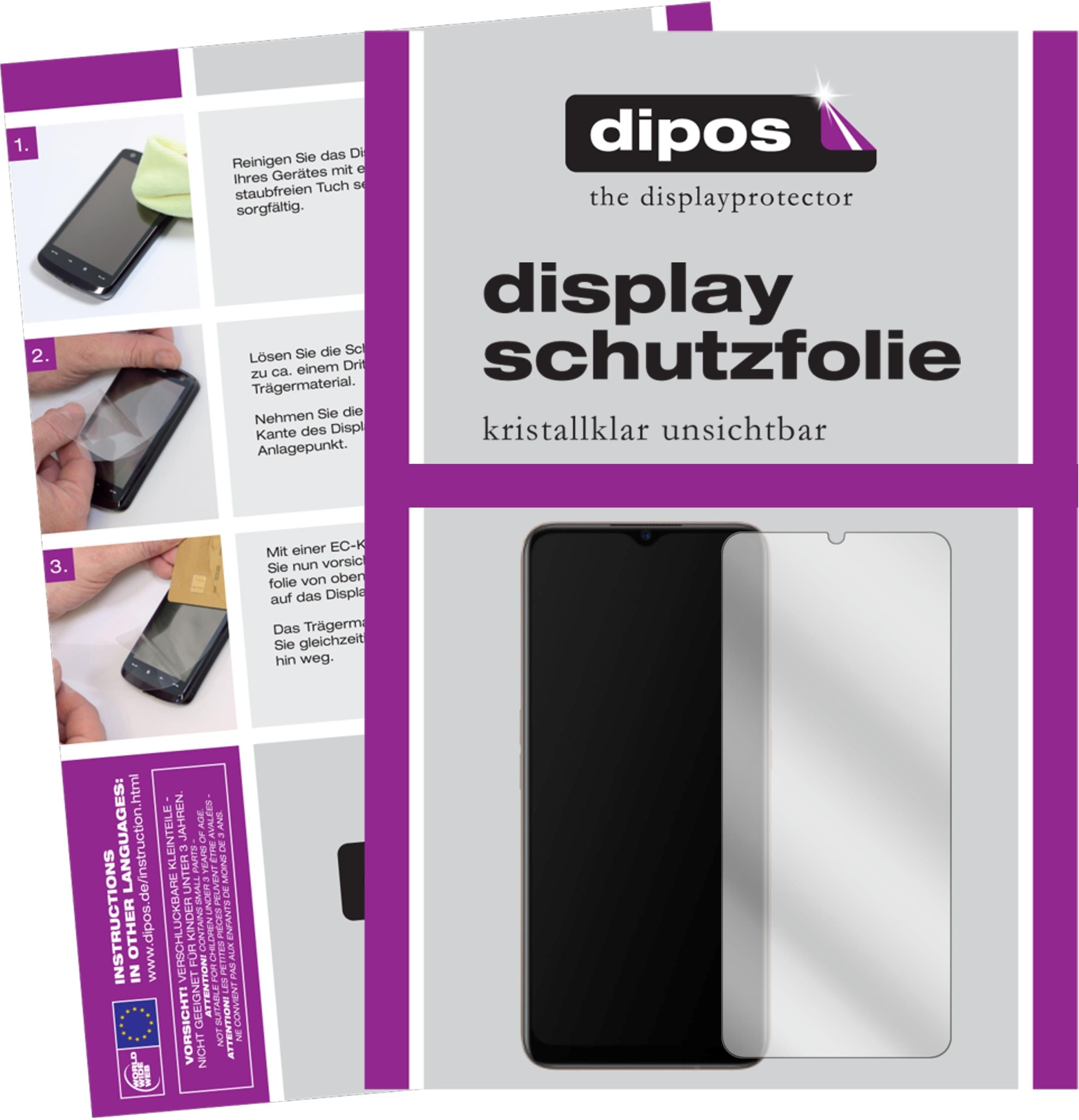 Dipos Displayschutzfolie Für Canon IXUS 140 – 6x Kratzfeste, Unsichtbare Schutzfolien, Präziser Laserschnitt