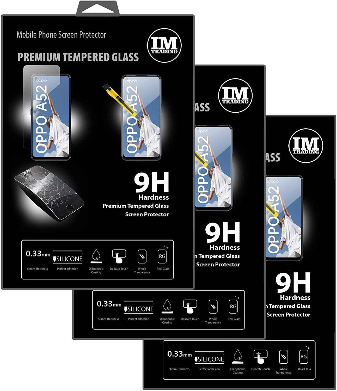 KELOLIN [3 Pezzi Vetro Temperato Protezione Schermo per Oppo A72 9H Durezza, Anti Graffio,HD Alta Trasparente Protezione Schermo Compatibile con Oppo A72