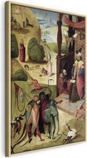 Wall-Dekor Włoski obraz na płótnie - Święty Jakub i mag (Hieronim Bosch) 80x120 cm Reprodukcje l-E-10570-b-a (A1-L-E-10570-B-A_80X120_DKAB_RN)