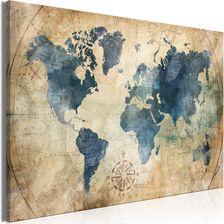Artgeist Obraz na płótnie - Mapa retro (1 część) szer. 120x80 cm Maps k-A-0415-b-a (A1-N7928-DK)