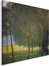 Wall-Dekor Obraz na płótnie flizelinowym - Drzewa owocowe nad Attersee (Gustav Klimt) 70x70 cm Reprodukcje l-F-14987-b-a (A1-L-F-14987-B-A_70X70_DK)
