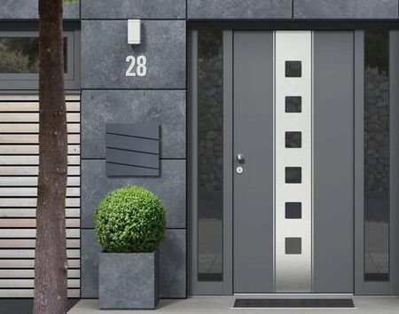Web-Market Skrzynka na Listy Gazety Pocztowa do Domu Stal Nierdzewna Antracyt (MHPB9327) - zdjęcie 5
