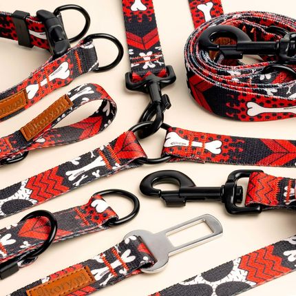 Ukory Obroża Dla Kota Kotka Z Klamrą S 15mm 30-36cm Kolorowa We Wzorki 1777714906 - zdjęcie 6