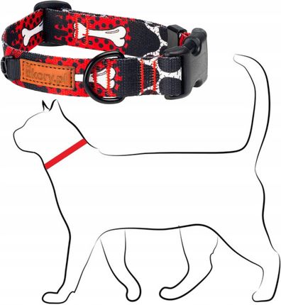 Ukory Obroża Dla Kota Kotka Z Klamrą S 15mm 30-36cm Kolorowa We Wzorki 1777714906 - zdjęcie 5