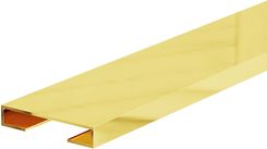 Zdjęcie Lamele Dekoracyjne Ścienne Typu “C” Złoty Połysk Szer. 3CM Długość 270CM 1753660744 - Radomsko