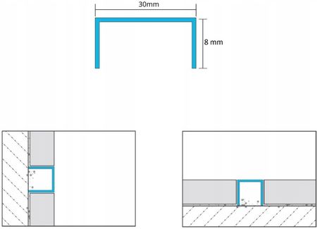 Listwa Dekoracyjna Scienna Złota Połysk 3 x 270cm 1753594552 - zdjęcie 6