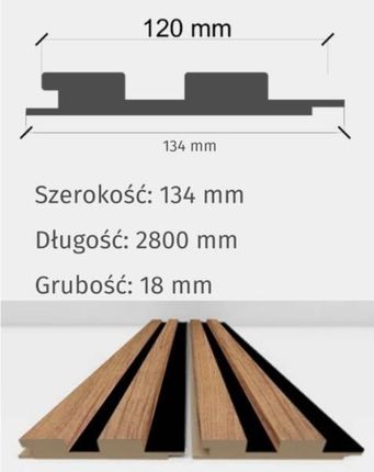 Lamele Ścienne 3D na płycie Białe na Filcu L Akustyczne Agt 280x13cm 1774565883 - zdjęcie 2