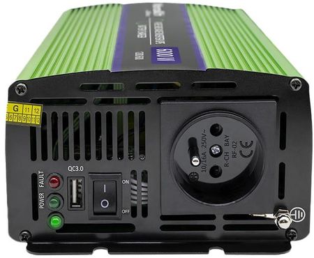 Qoltec Monolith Ups 12V/230V 300/600W + Akumulator Żelowy Gel Professional Longlife 12V 100Ah - zdjęcie 5