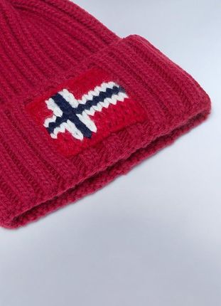 Napapijri Czapka F-Semiury Red Goji - zdjęcie 2