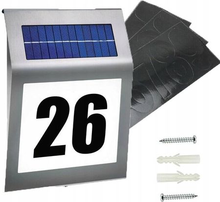 Solarny Podświetlany Numer Domu Budynku Automat (AG216MT) - zdjęcie 5
