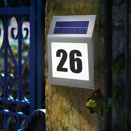 Solarny Podświetlany Numer Domu Budynku Automat (AG216MT) - zdjęcie 4