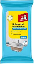 Zdjęcie Jan Niezbędny Ściereczki Nasączane Antybakteryjne 40szt. (1136) - Łazy
