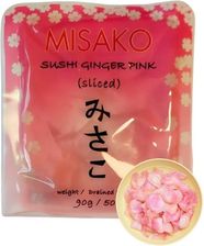 Imbir marynowany różowy do sushi piklowany w plastrach ginger pickled 90g