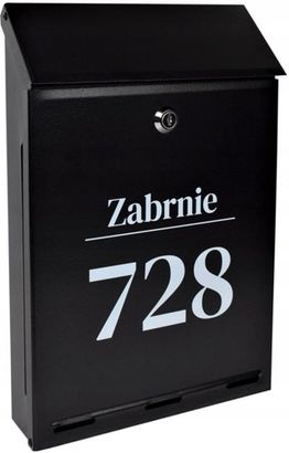Kaprys-Met Skrzynka na listy A-4 z Napisem - nadruk UV (TYPA4WA4WYPUKŁA) - zdjęcie 2