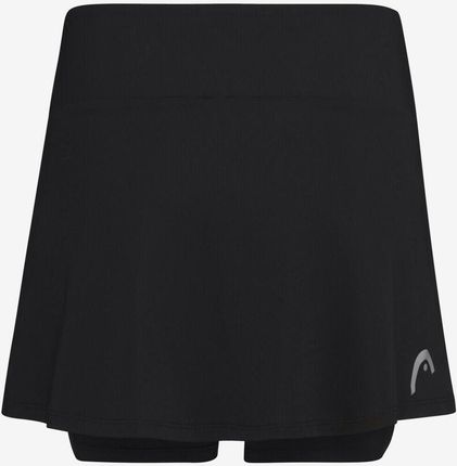 Head Spódniczka Ze Spodenkami Do Tenisa Damska Club Basic Skort Czarne - zdjęcie 2