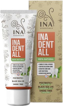 Ina Essentials Ina Dent-All Naturalna Pasta Do Zębów Bez Fluoru 75Ml