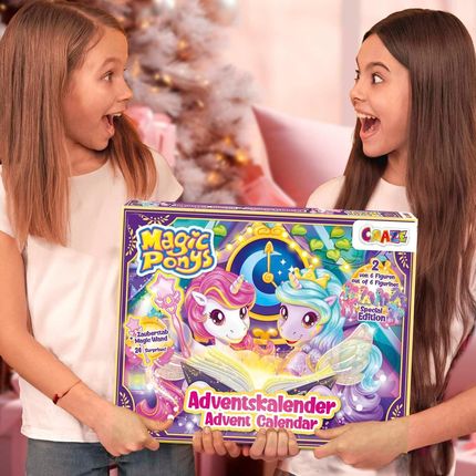 Craze Magic Ponys Kalendarz Adwentowy Dla Dzieci Z Figurkami - zdjęcie 2