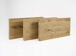 Lignau Wood Blat drewniany solidny DIY płyta klejona Dąb Rustikal lamele lite fix 2 warstwowy 700x300mm