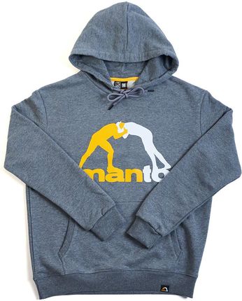 Bluza męska z kapturem Manto Logo 2.0 Szara