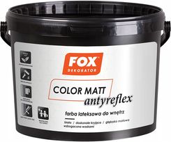 Farba Fox Dekorator Color Matt Antyreflex biała 2,5l 1761027212