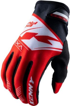 Kenny Kolarskie Rękawiczki Z Długimi Palcami Gloves Brave - Czerwony S