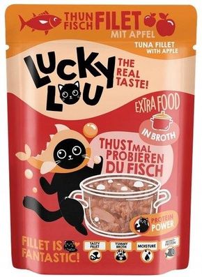 Lucky Lou Karma Dla Kota Bez Cukru I Zbóż W Bulionie Tuńczyk I Jabłko 70G - zdjęcie 3