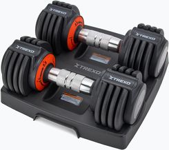 Zdjęcie XTREXO Zestaw Hantli Regulowanych 2X5,75Kg Czarny - Pruszków