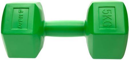Drfit Hantle Ciężarki Heksagony Do Ćwiczeń 5Kg Zielony - zdjęcie 2