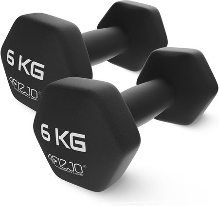 4FIZJO Hantelki Żeliwne Klasyczne 2 × 6Kg