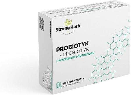 Kapsułki Strong Hemp Probiotyk + Prebiotyk Wyciszenie I Odprężenie 30szt.