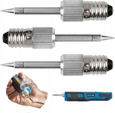 Zdjęcie Hoegert Technik Zestaw 3 grotów do lutownicy akumulatorowej uchwyt E10, 1754110050 - Siedlce