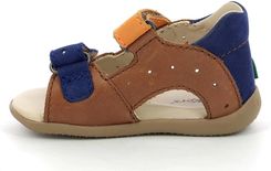 Sandały dziecięce Kickers BOPING-2 CAMEL ORANGE BLEU