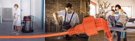Blow Przedłużacz Ogrodowy 30m 2x1,5mm Do Lampek Kosiarki Budowlany Gruby Sznur 1775777260 - zdjęcie 2