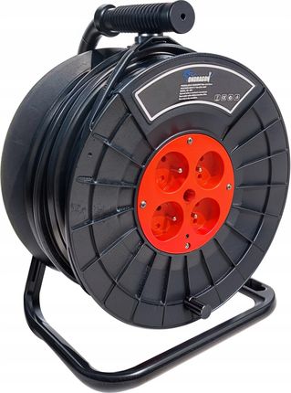 Przedłużacz Bębnowy Budowlany Do Ogrodu 50M 3x2,5 Kabel Listwa Na Bębnie Ce 1779325769 - zdjęcie 3
