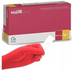 Zdjęcie Rękawiczki easyCare Nitrylowe Bezpudrowe BERRY 100szt M - Orzysz