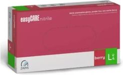 Zdjęcie Zarys Rękawiczki Easycare Nitrylowe Bezpudrowe Berry 100szt. L - Ostróda