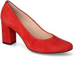 Zdjęcie Czółenka Sala SA-169 Czerwone zamsz - Jedwabne