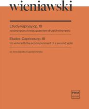 Wieniawski Etiudy-kaprys Op.18 na skrzypce z towarzyszeniem drugich skrzypiec.
