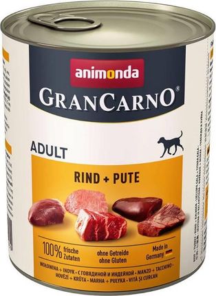 Animonda Karma Dla Psa Bez Sztucznych Dodatków 53% Wieprzowina Indyk Bulion 800G - zdjęcie 2