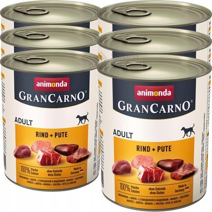 Animonda Karma Dla Psa Bez Sztucznych Dodatków 53% Wieprzowina Indyk Bulion 800G - zdjęcie 5