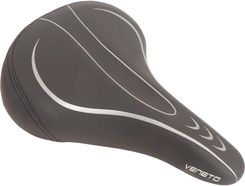 Zdjęcie Siodełko Rowerowe Veneto Z Tylną Lampką - Czarne - Wleń