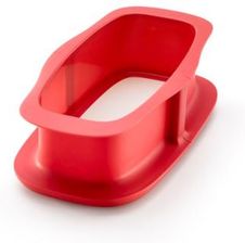 Zdjęcie Forma silikonowa z ceramicznym dnem 24 cm, czerwona Lékué - Ostróda
