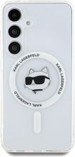 Karl Lagerfeld Etui Button Choupette Head Do Magsafe Galaxy S25 Plus Przezroczyste - zdjęcie 1