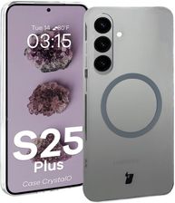 Bizon Etui Z Pierścieniem Magnetycznym Case Crystalo Do Galaxy S25 Plus Przezroczyste