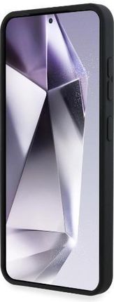Karl Lagerfeld Etui Silicone Metal Signature Logo Do Samsung Galaxy S25 Czarny - zdjęcie 2
