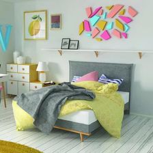 Hilding Łóżko Eclectic kontynentalne 200x200 grupa 2 wezgłowie 115 buk wenge 140 (SPL41358W111201)