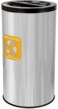 Zdjęcie Kosz do segregacji odpadów STREAM BIN 2x35L stal nierdzewna połysk - Warszawa