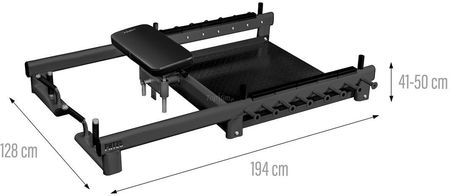 PHT25 PLATFORMA DO ĆWICZEŃ MIĘŚNI POŚLADKÓW HIP THRUST I MARTWEGO CIĄGU HMS - zdjęcie 5